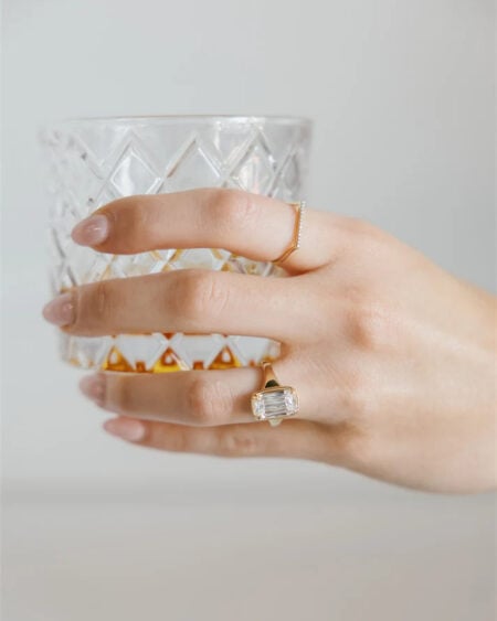 Taylor Swift Inspired Engagement Ring – Elongated Cushion Bezel