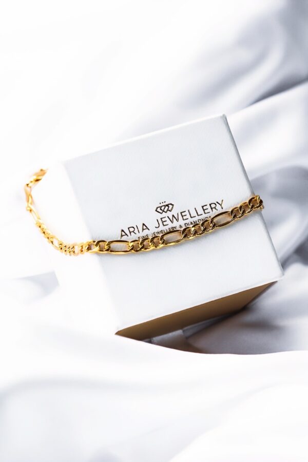 Gold Figaro Bracelet