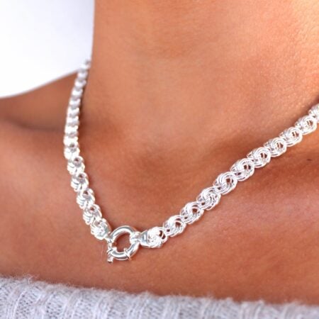 Silver Rosetta Style Chain