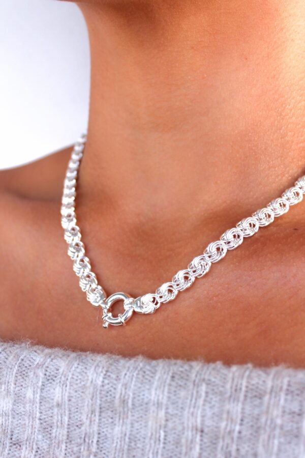 Silver Rosetta Style Chain