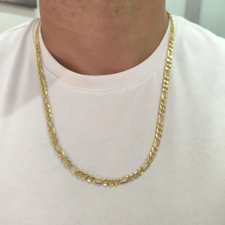 Gold Figaro Chain 6.2mm