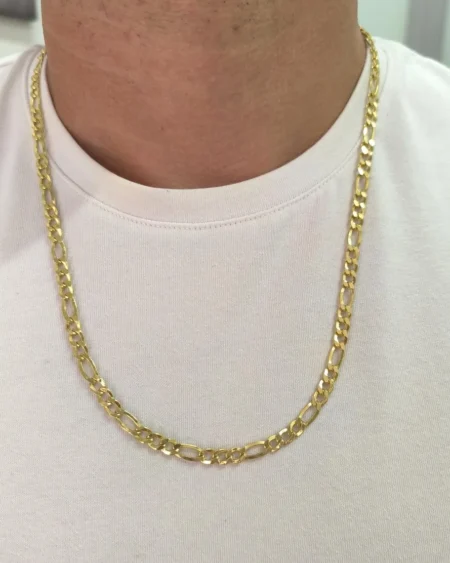 Gold Figaro Chain 6.2mm