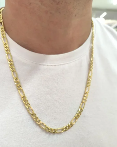Gold Figaro Chain 7.5mm Aria Jewellery