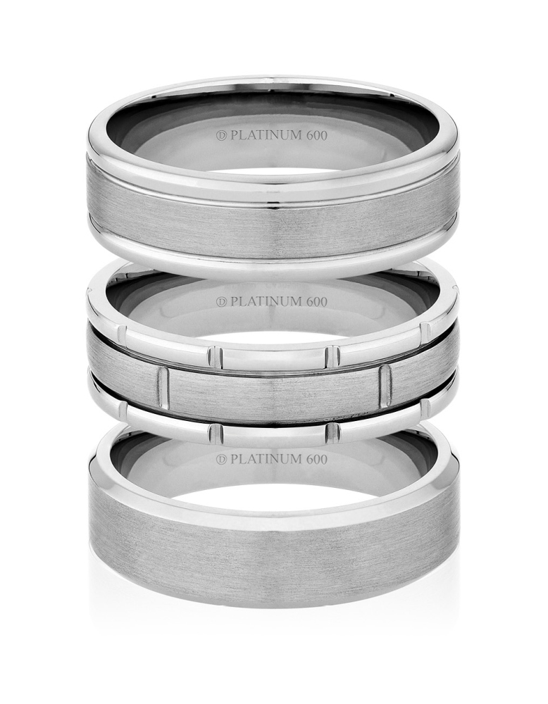 Platinum Mens Wedding Rings