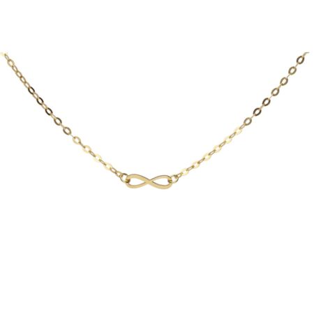 9ct Gold Infinity Chain