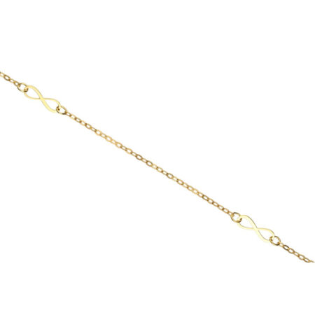 9ct Gold Infinity Necklace