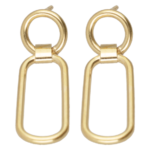 9k Gold Drop Earrings