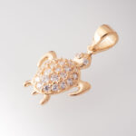 Gold Turtle Pendant