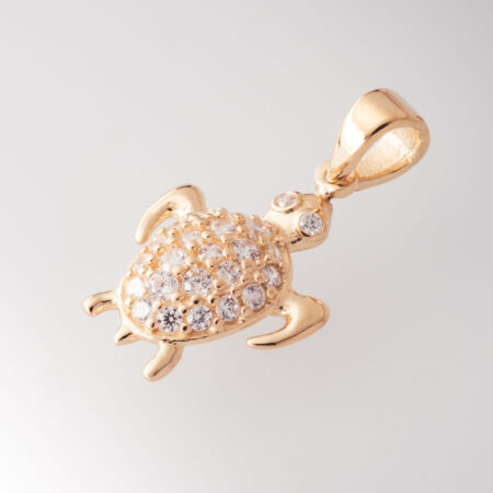 Gold Turtle Pendant