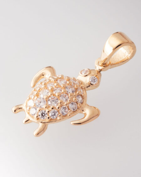 Gold Turtle Pendant