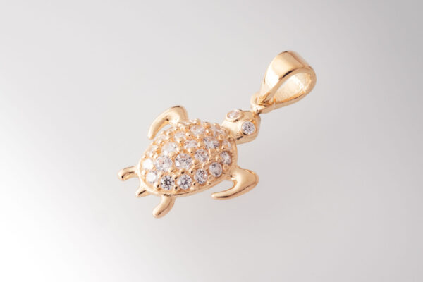 Gold Turtle Pendant