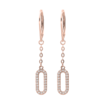 Paperclip Lab Diamond Earrings