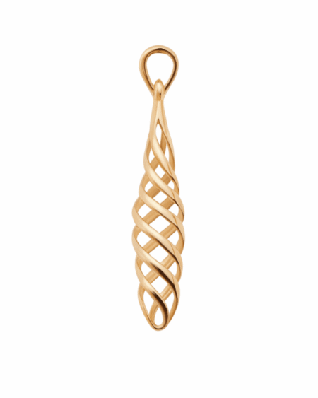 Spiral 9ct Gold Pendant
