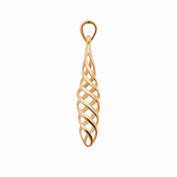 Spiral 9ct Gold Pendant