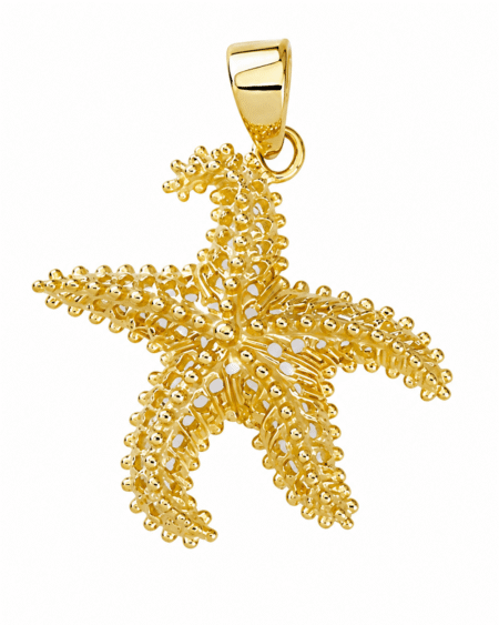 Gold Starfish Pendant