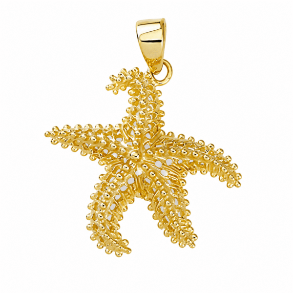 Gold Starfish Pendant