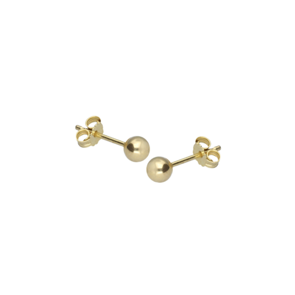9ct gold stud earrings