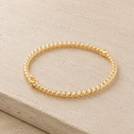 9ct Yellow Gold Twist Bangle South Africa