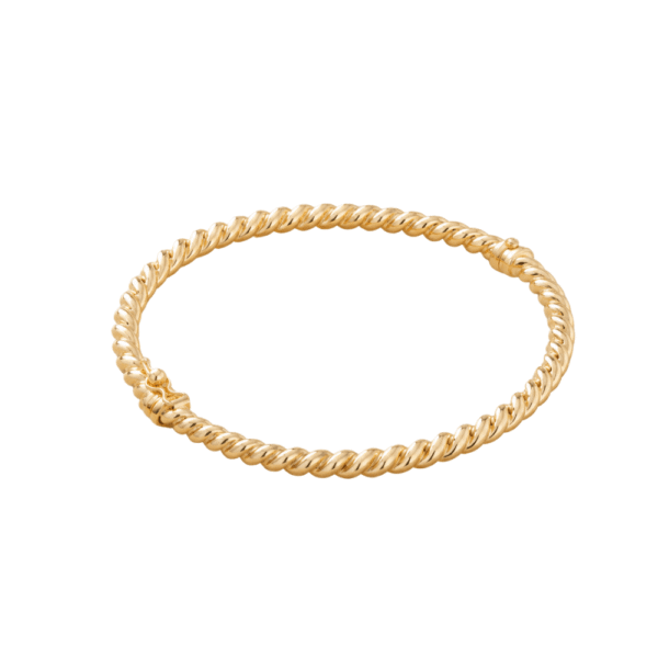 9ct Gold Twist Bangle South Africa Aria Jewellery