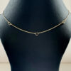 9ct gold 5 Heart Link Chain South Africa Aria Jewellery