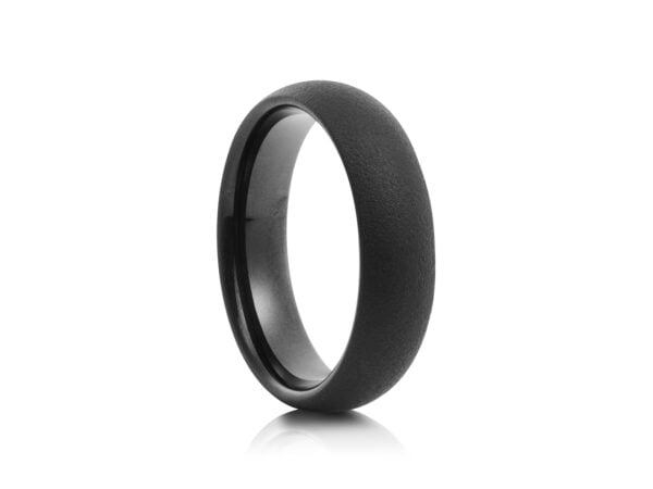 6mm Black Tungsten Wedding Ring