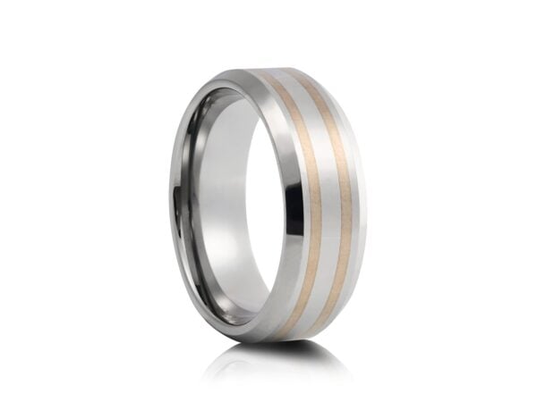 8mm Polished Tungsten Wedding Ring