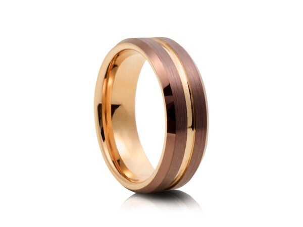 8mm Black Tungsten Wedding Ring