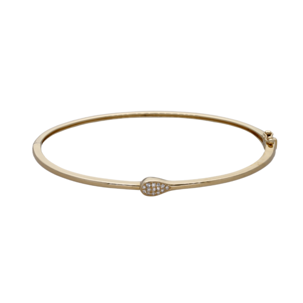 9ct Gold Diamond Bangle South Africa